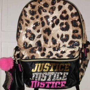 Justice Sequence Leopard Laptop Backpack